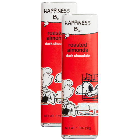 Peanuts - Dark Almond Chocolate Bar 1.5oz