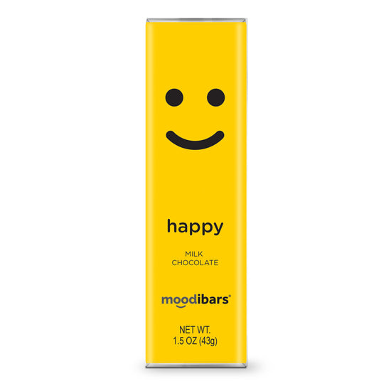 Moodibars - happy - Milk Chocolate Bar 1.5oz
