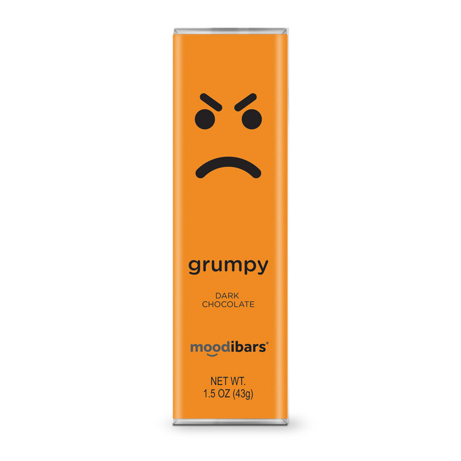 Moodibars - grumpy - Dark Chocolate Bar 1.5oz