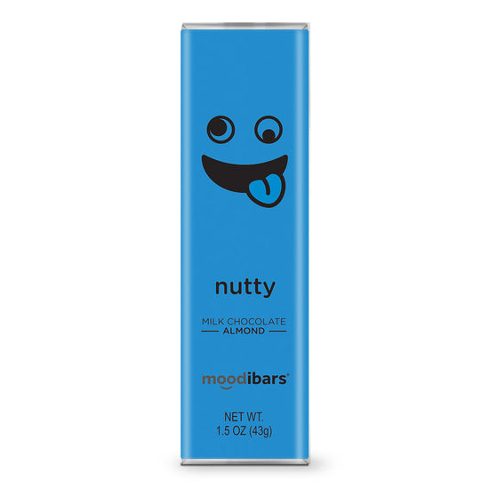 Moodibars - nutty - Milk Chocolate Almond Bar 1.5oz