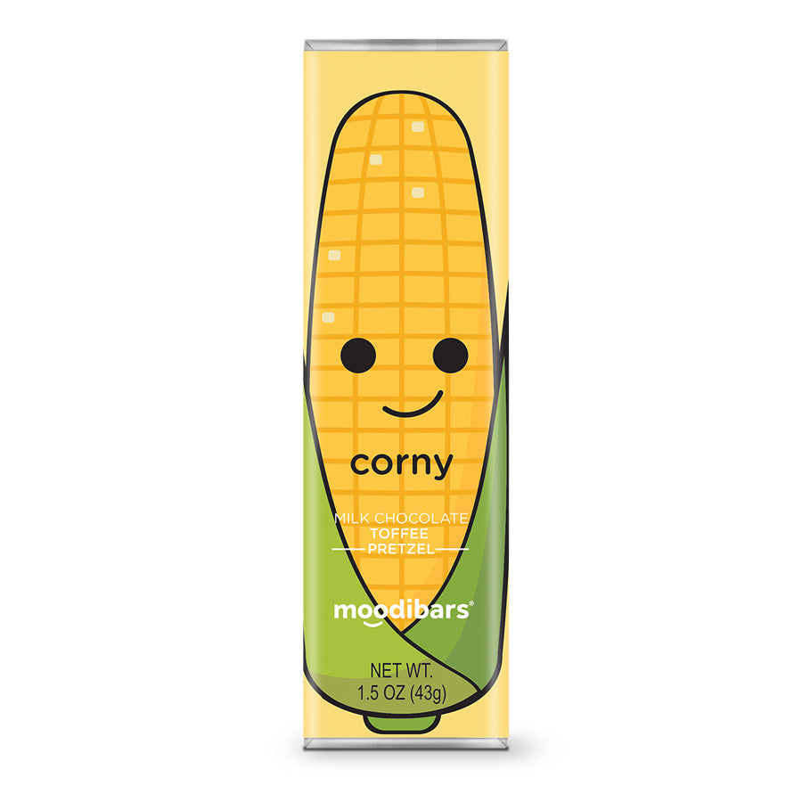 Seasonal Moodibars - corny - Milk Chocolate Toffee Pretzel Bar 1.5oz
