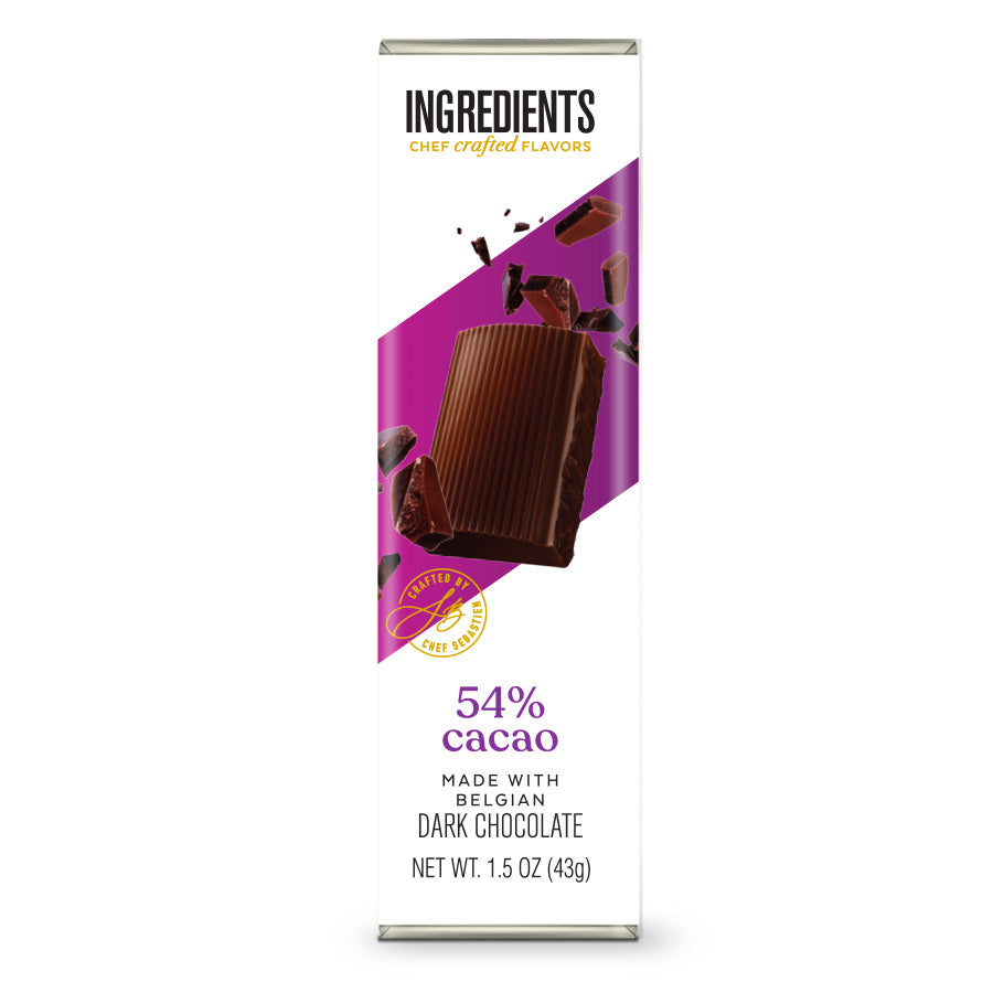 Ingredients - 54% Dark Chocolate Bar 1.5oz
