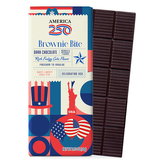 America 250™ - Brownie Bite Milk Chocolate Bar 2.75oz