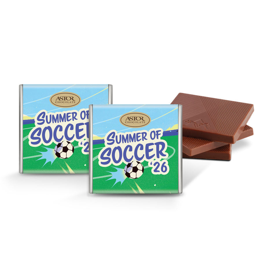 Summer of Soccer '26 - Deluxe Milk Chocolate Thins 1.75