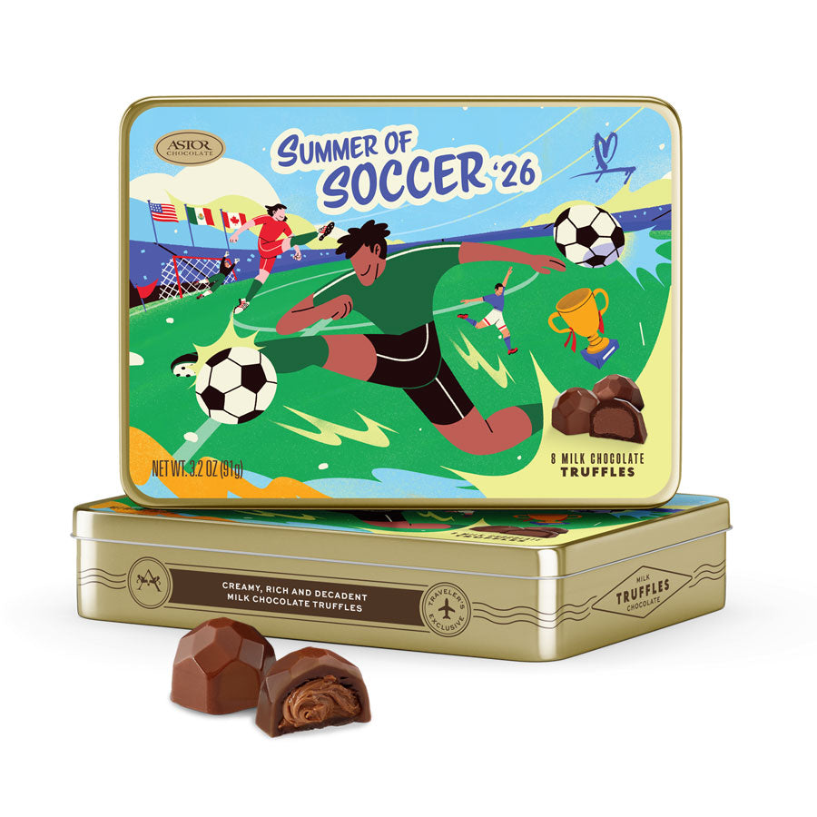 Summer of Soccer '26 - Ganache Truffles Souvenir Tin 8pc