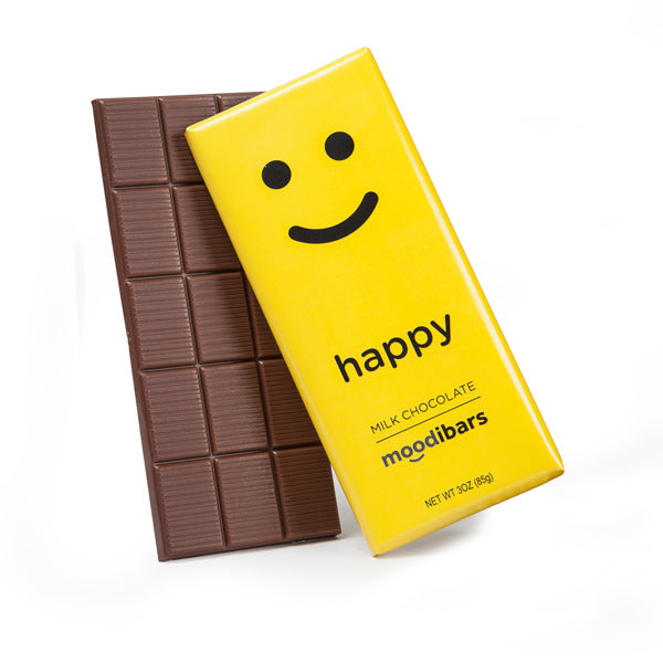 Moodibars - happy - Milk Chocolate Bar 2.75oz