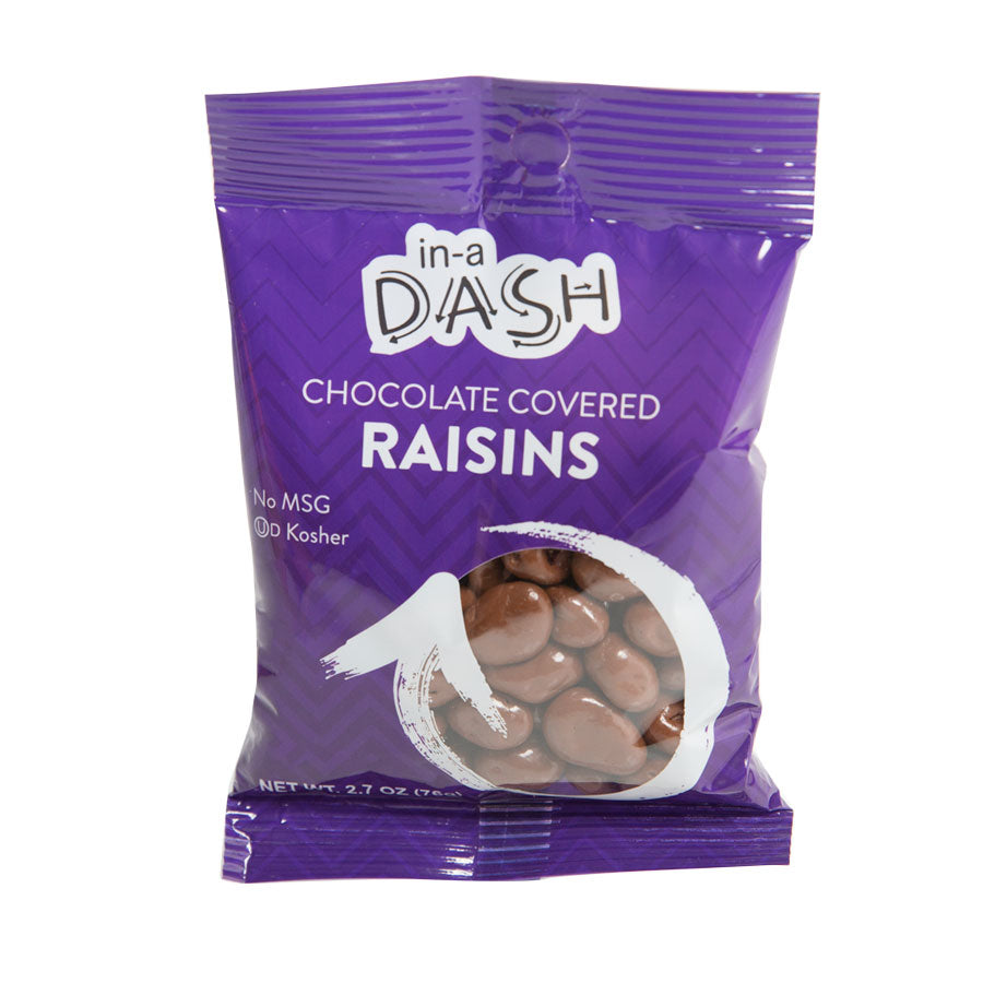 In-A-Dash - Milk Chocolate Covered Raisins 2.7oz