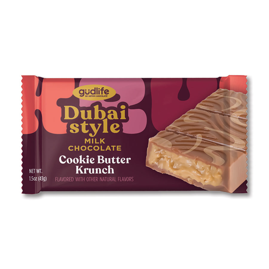 gudlife - Dubai Style Milk Chocolate Cookie Butter Krunch Bite 3oz