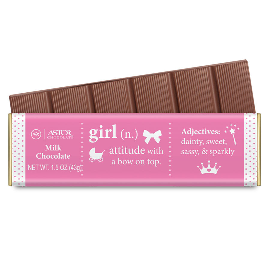 Baby Girl - Milk Chocolate Bar 1.5oz