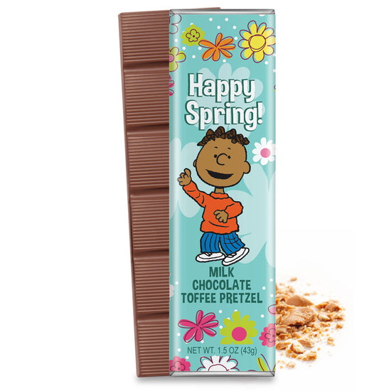 Peanuts Spring - Milk Toffee Pretzel Chocolate Bar 1.5oz