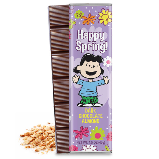 Peanuts Spring - Dark Almond Chocolate Bar 1.5oz
