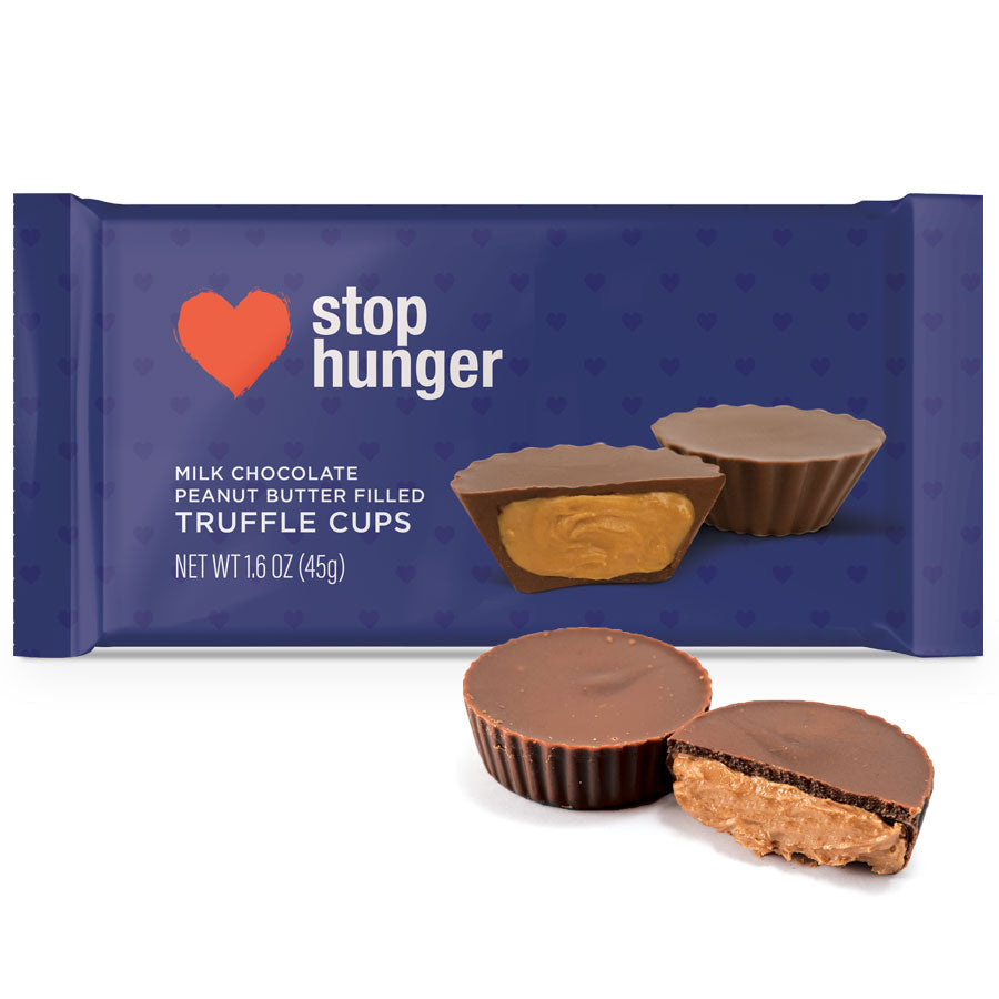 Stop Hunger - Milk Chocolate Peanut Butter Truffle Cups 2pc