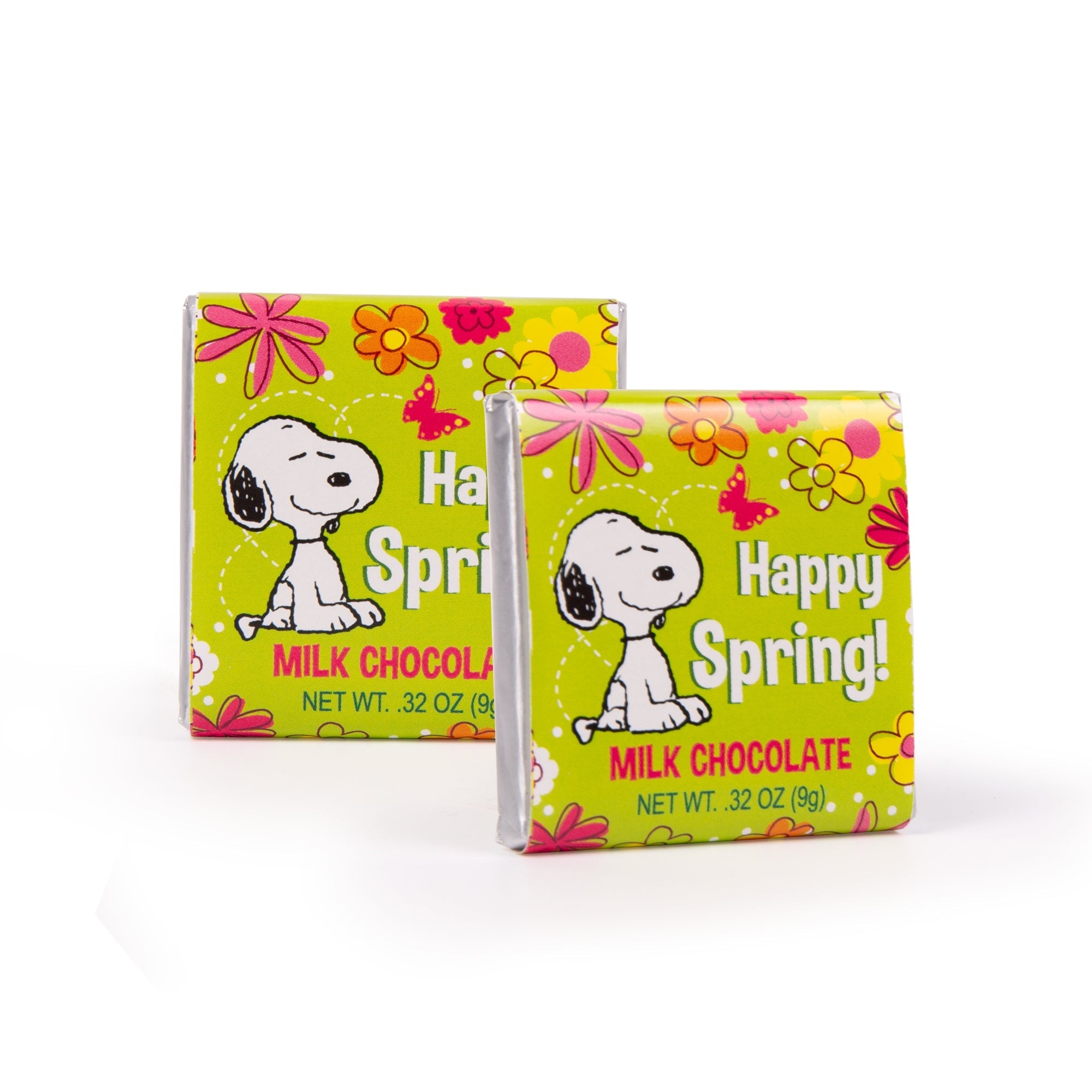 Peanuts Spring - Deluxe Milk Chocolate Squares 1.75 in.