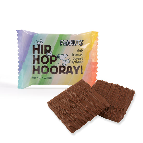 Peanuts Easter - Dark Chocolate Covered Grahams 2pc