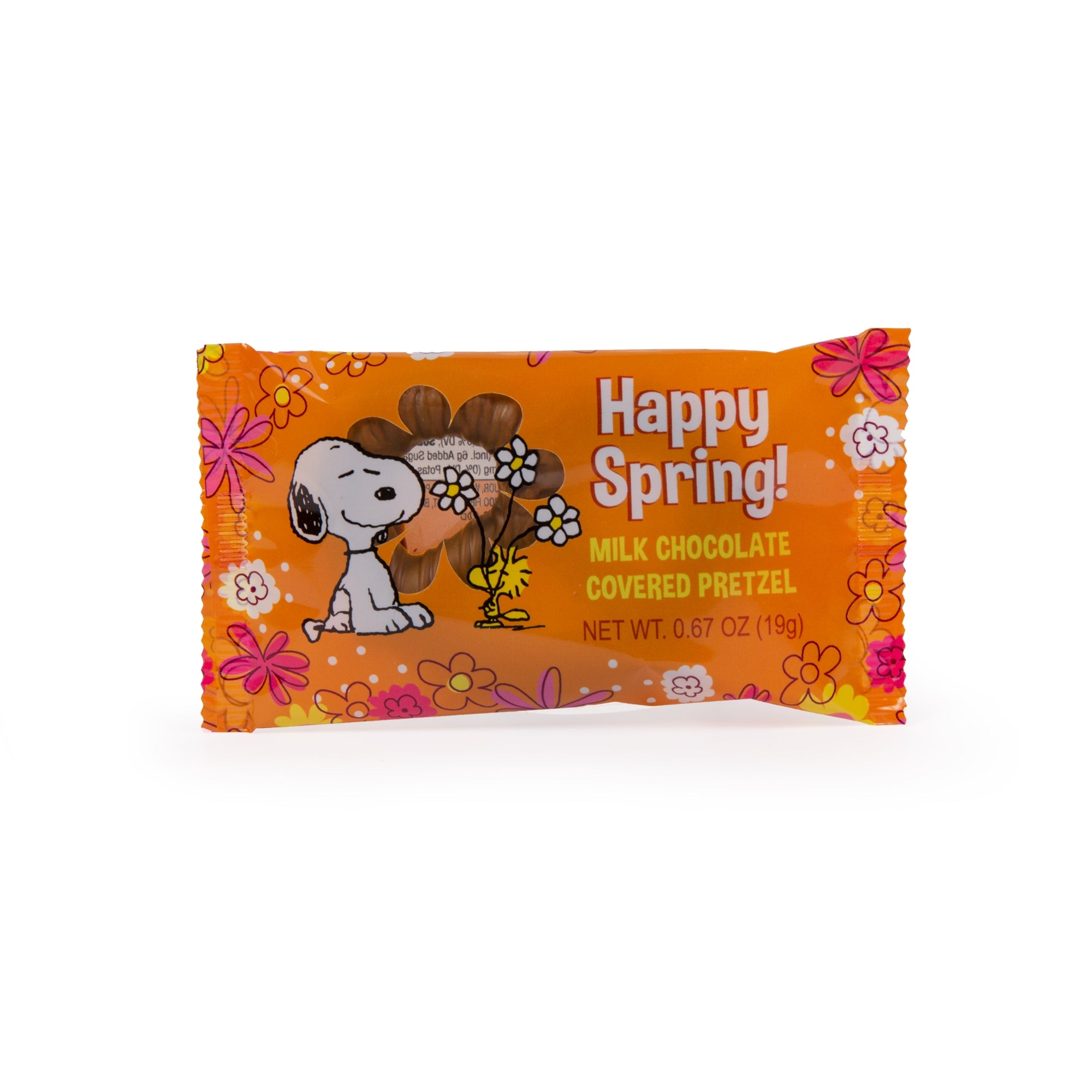 Peanuts Spring - Milk Chocolate Covered Pretzel 1pc