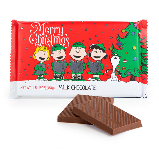 Peanuts® Holiday - Milk Chocolate Bar 1lb